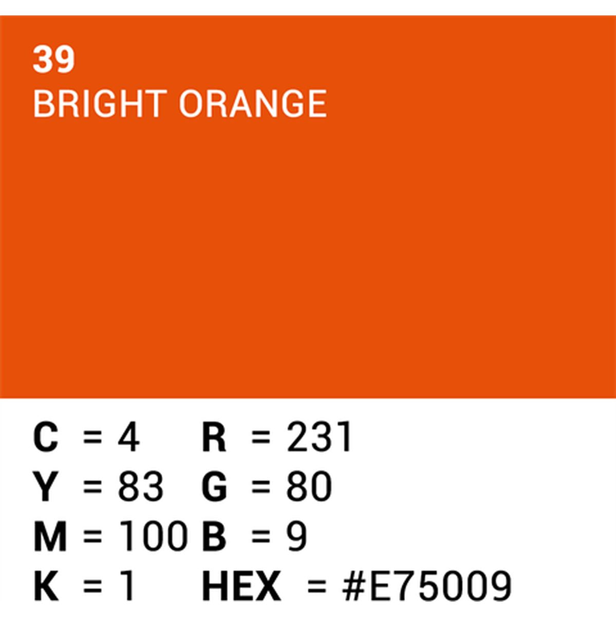 Superior Background Roll Bright Orange (NR 39) 1.35m X 11m - image 5 of 5
