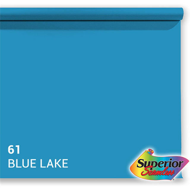 Superior Background Roll Blue Lake (NR 61) 1.35m X 11m