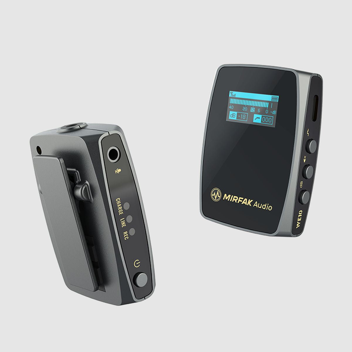 MIRFAK Dual Channel Compact Wireless Microphone System WE10 - image 2 of 4