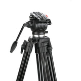 Caruba Videostar 177 Pro Videostatief + Liquid Damped Head
