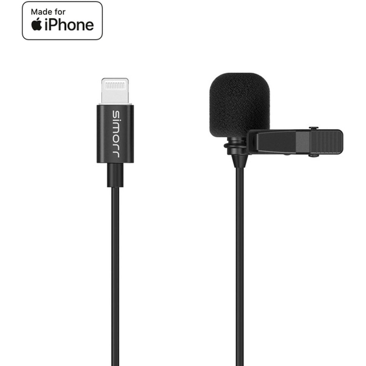 SmallRig 3453 Simorr Wave L3 Lightning Lavalier Mic Black - image 4 of 4