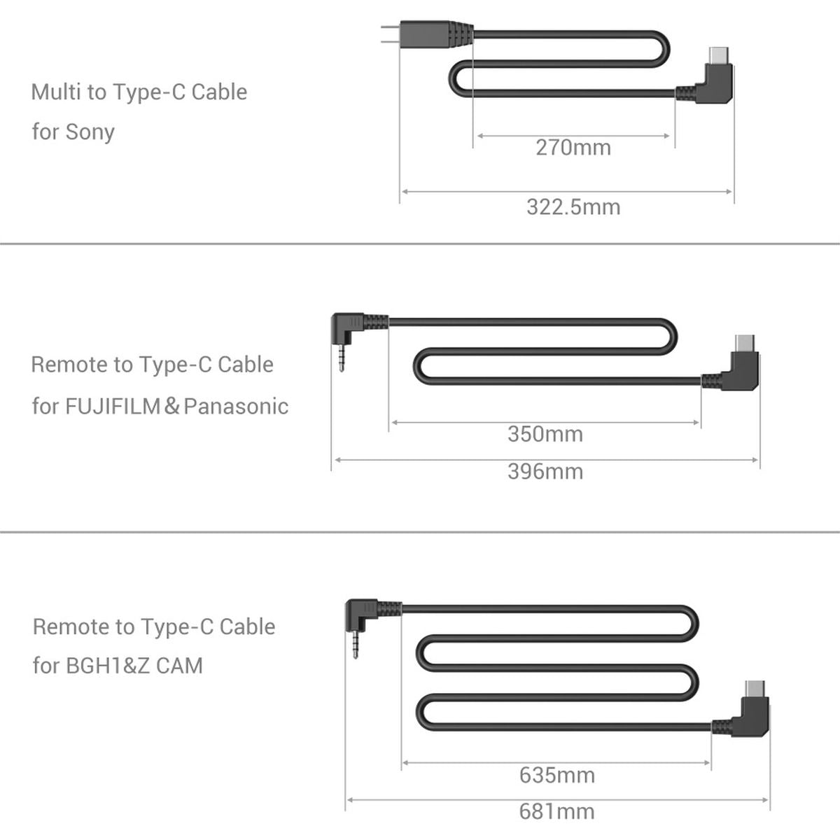 SmallRig 3323 Threaded Side Handle w/ Rec STRT/STP Rem TRGGR