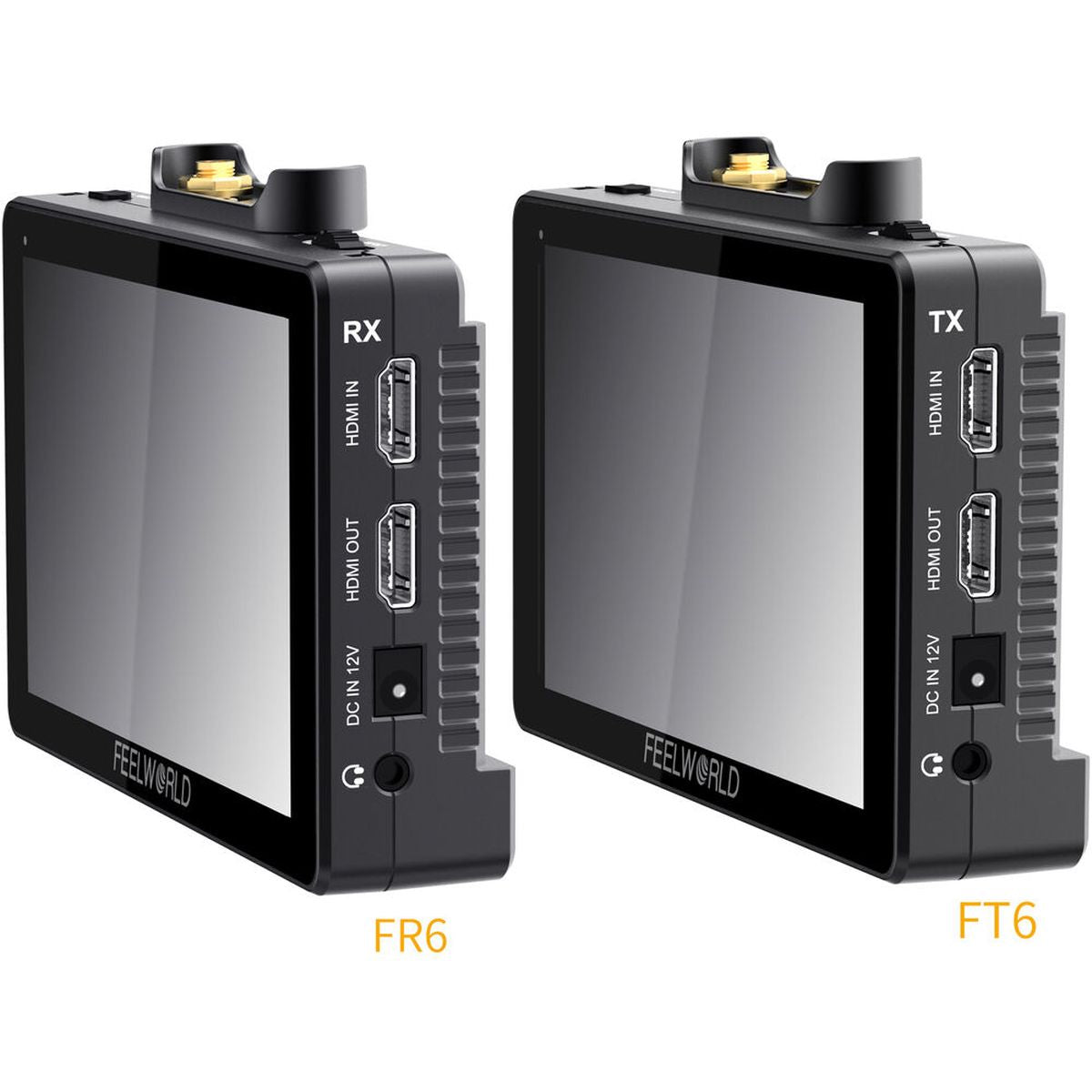 Feelworld FT6 + FR6 5.5 In WRLS Video Transm Touchmonitor 4K - image 2 of 5