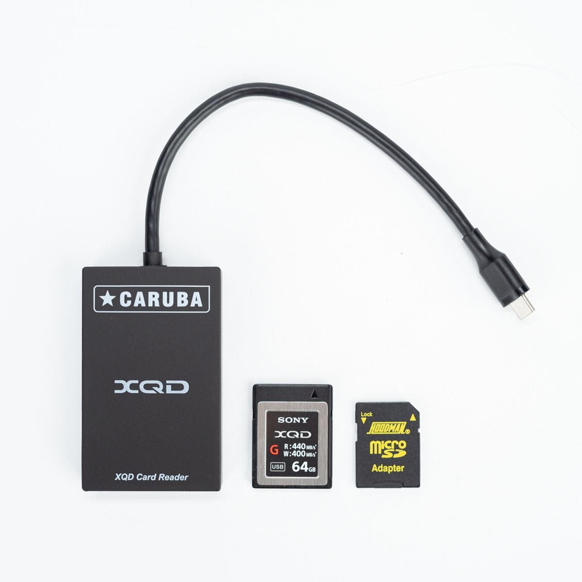 Caruba 2 In 1 Cardreader XQD + SD USB-C