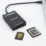 Caruba 2 In 1 Cardreader XQD + SD USB-C