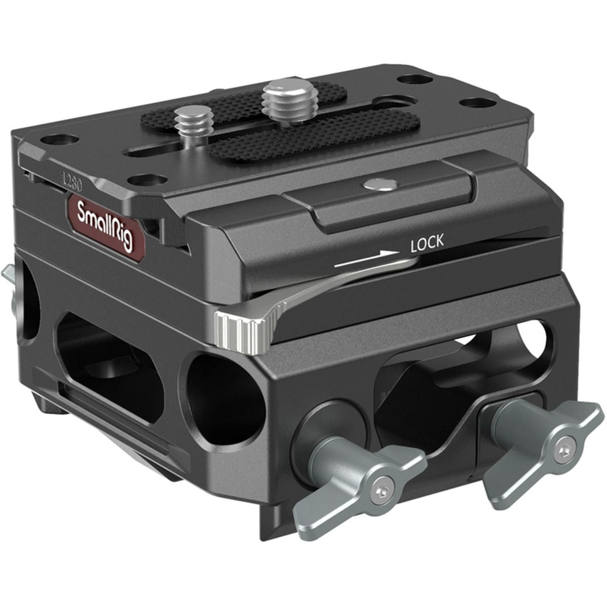SmallRig 3067 Lightweight Baseplate w/ Dual 15mm Rod Clamp