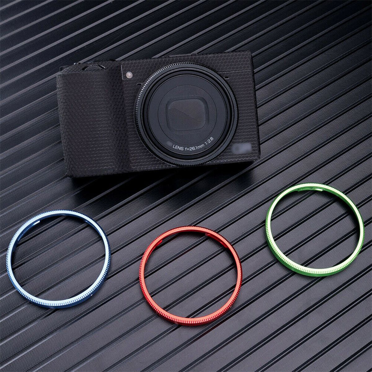 JJC RN-GR3X Black Lens Decoration Ring For Ricoh GRIIIx - image 3 of 3
