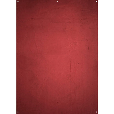 Westcott X-Drop Canvas Backdrop - Aged Red Wall (5' X 7')