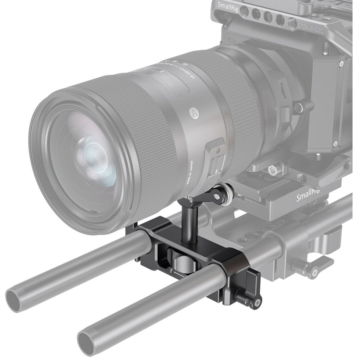 SmallRig 2727 Universal 15mm LWS Rod Mount Lens Support
