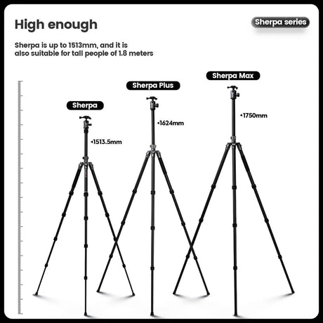 Fotopro Sherpa Plus Carbon Tripod Black - image 2 of 5