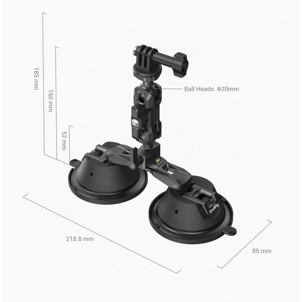 SmallRig 3566 Portable Dual Suction Cup Camera Mount SC-2K