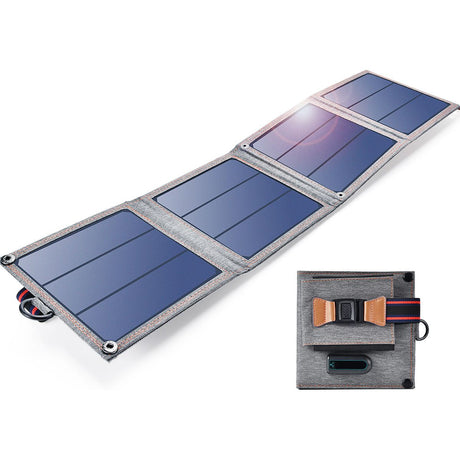 Choetech 14W Foldable Solar Charger Panel SC004 - image 2 of 2
