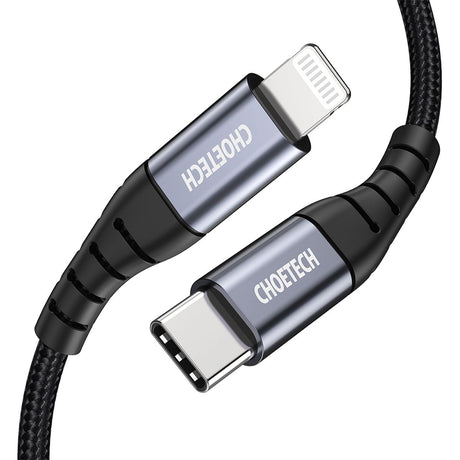Choetech USB-C To Lightening Nylon Cable Mfi 1.2m IP0039 - image 2 of 2