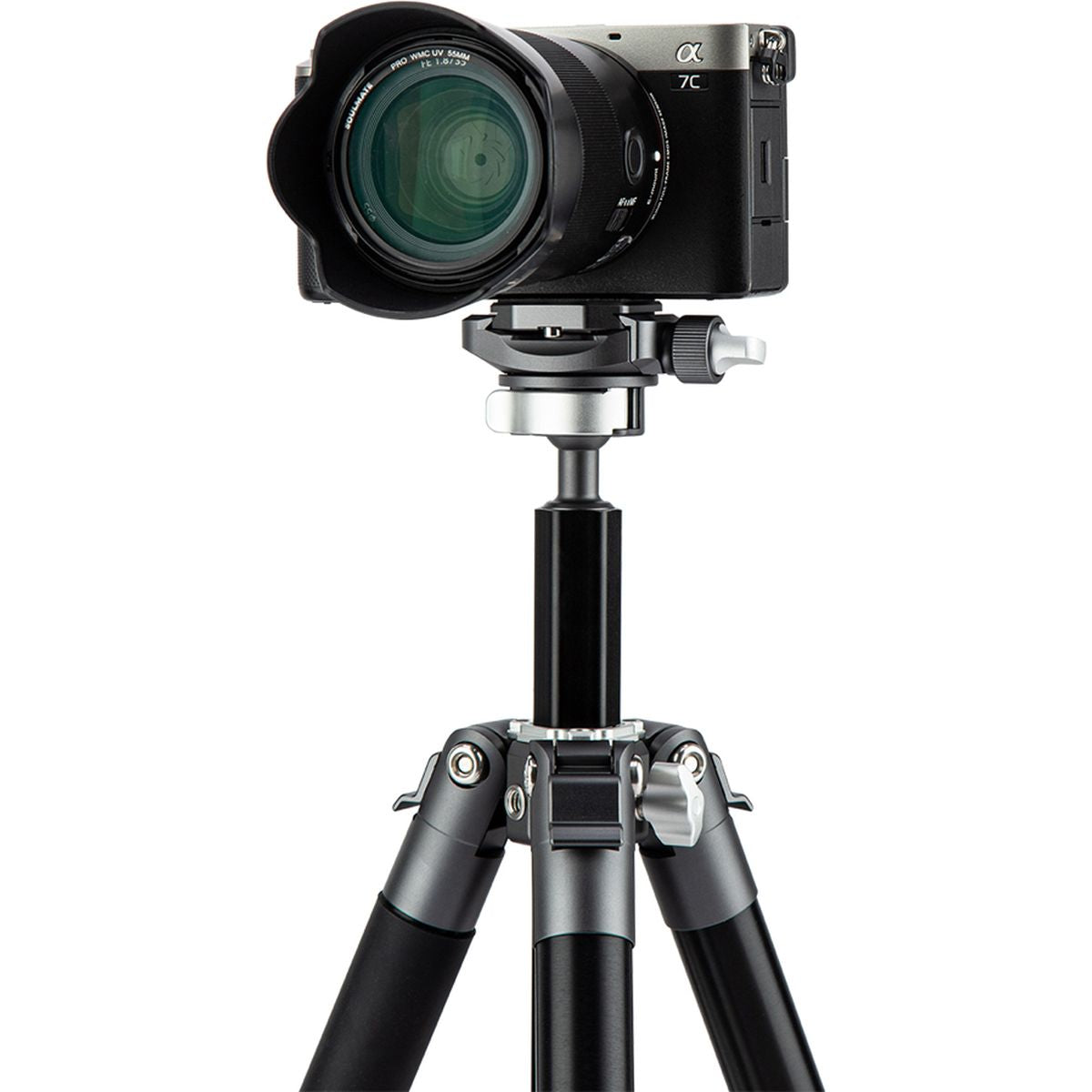 Fotopro FLY-1 Aluminium Grey / Black Tripod - image 3 of 5