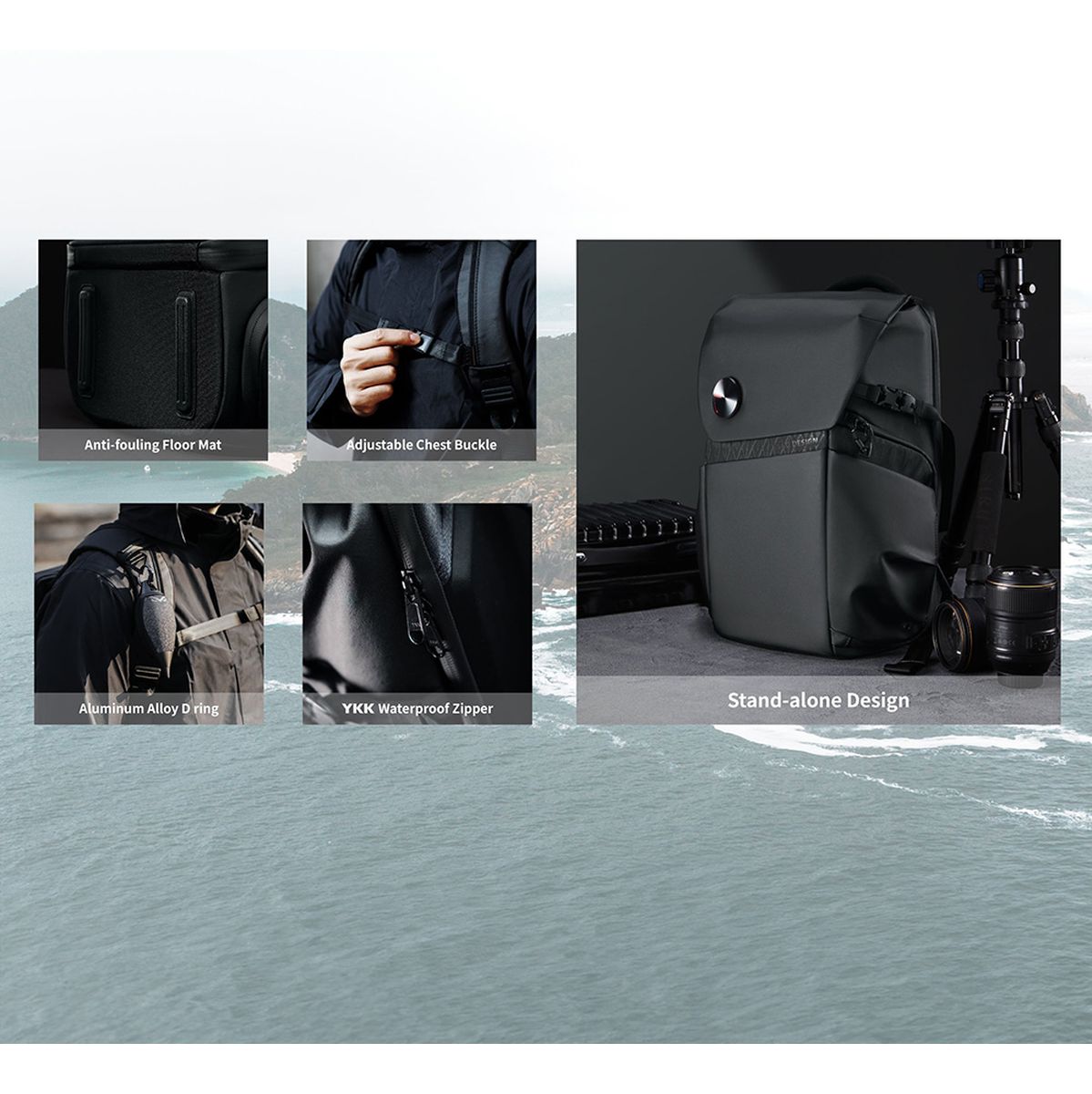 VSGO Black Snipe 20l Commuting Camera Backpack - image 3 of 3