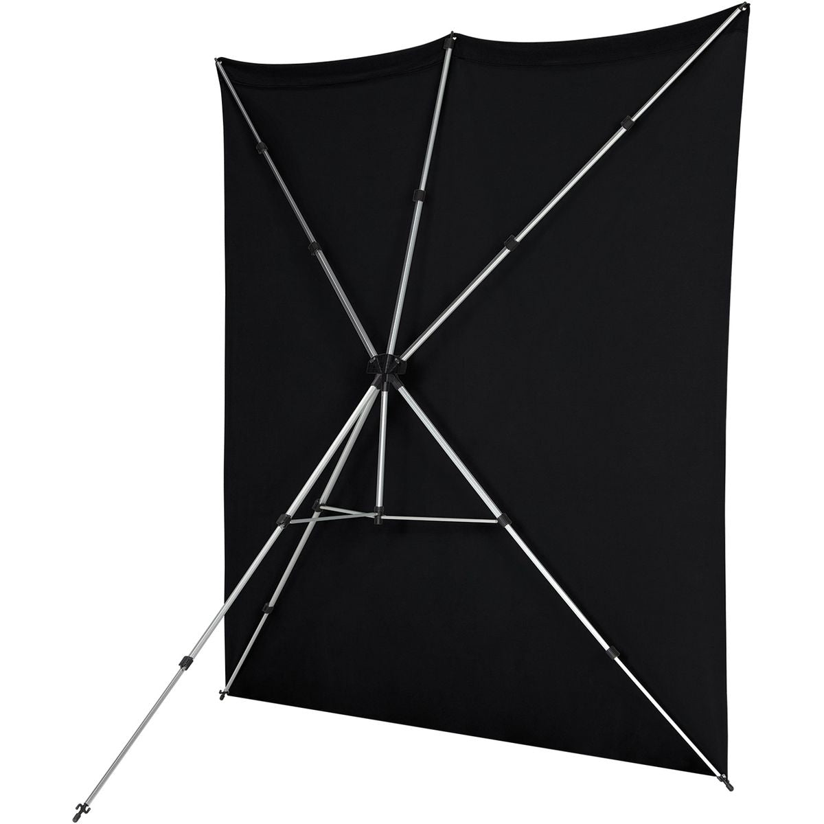 Westcott X-Drop Pro Wrinkle-Resistant Backdrop Kit - Rich Black (8' X 8') - image 3 of 5