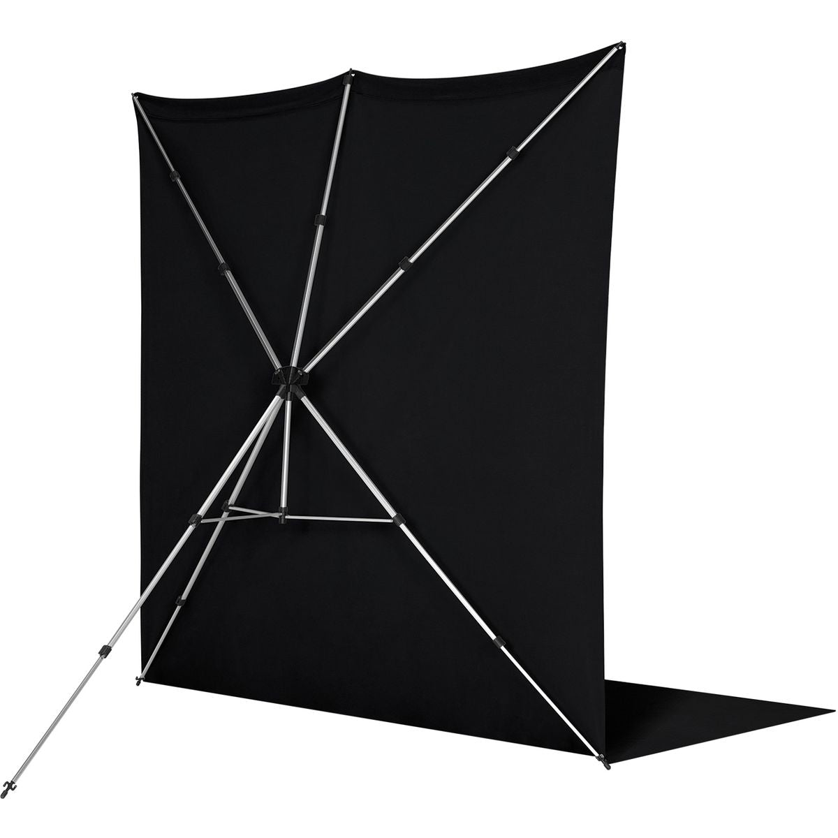 Westcott X-Drop Pro Wrinkle-Resistant Backdrop Kit - Rich Black Sweep (8' X 13') - image 4 of 5