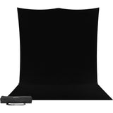 Westcott X-Drop Pro Wrinkle-Resistant Backdrop Kit - Rich Black Sweep (8' X 13') - image 5 of 5