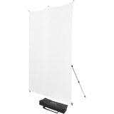 Westcott X-Drop Pro Wrinkle-Resistant Backdrop Kit - High-Key White (8' X 8')