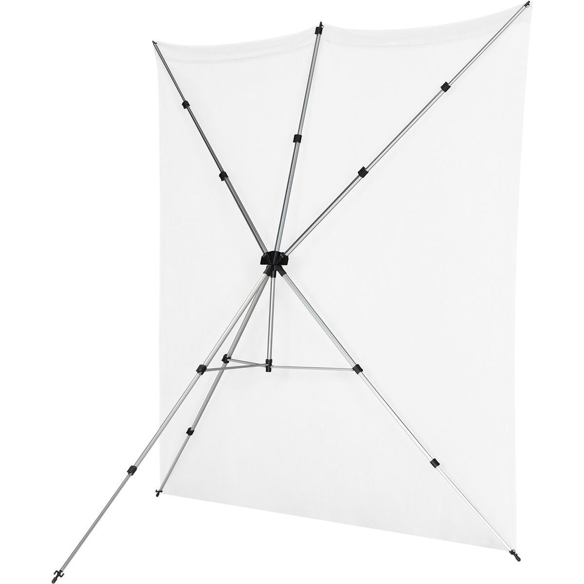 Westcott X-Drop Pro Wrinkle-Resistant Backdrop Kit - High-Key White (8' X 8') - image 3 of 5