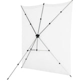 Westcott X-Drop Pro Wrinkle-Resistant Backdrop Kit - High-Key White (8' X 8') - image 3 of 5