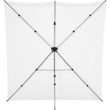 Westcott X-Drop Pro Wrinkle-Resistant Backdrop Kit - High-Key White (8' X 8') - image 4 of 5