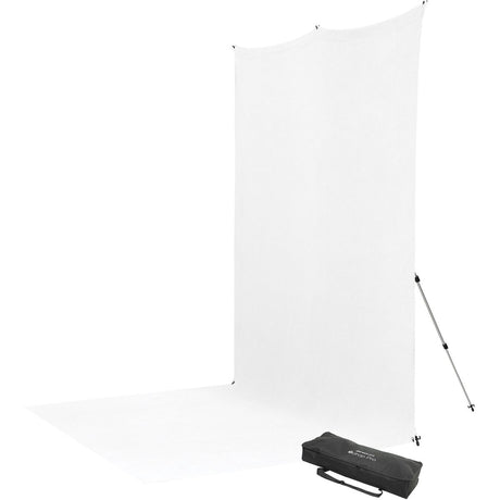 Westcott X-Drop Pro Wrinkle-Resistant Background Kit High Key White Sweep 8'X13' - image 2 of 5