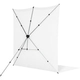 Westcott X-Drop Pro Wrinkle-Resistant Background Kit High Key White Sweep 8'X13' - image 4 of 5