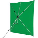 Westcott X-Drop Pro Wrinkle-Resistant Kit Chroma-Key Green Screen 8'X8' - image 3 of 5
