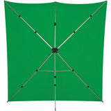 Westcott X-Drop Pro Wrinkle-Resistant Kit Chroma-Key Green Screen 8'X8' - image 4 of 5