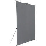 Westcott X-Drop Pro Wrinkle-Resistant Backdrop Kit - Neutral Grey (8' X 8') - image 2 of 5