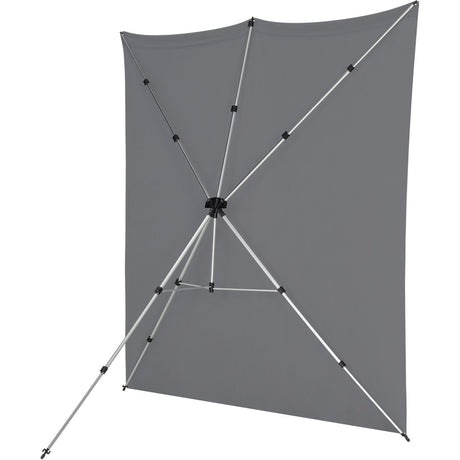 Westcott X-Drop Pro Wrinkle-Resistant Backdrop Kit - Neutral Grey (8' X 8') - image 3 of 5