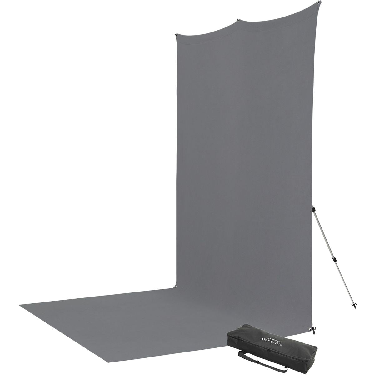 Westcott X-Drop Pro Wrinkle-Resistant Background Kit Neutraal Grey Sweep 8'X13' - image 2 of 5