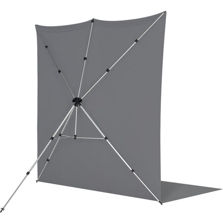 Westcott X-Drop Pro Wrinkle-Resistant Background Kit Neutraal Grey Sweep 8'X13' - image 4 of 5