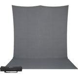 Westcott X-Drop Pro Wrinkle-Resistant Background Kit Neutraal Grey Sweep 8'X13' - image 5 of 5