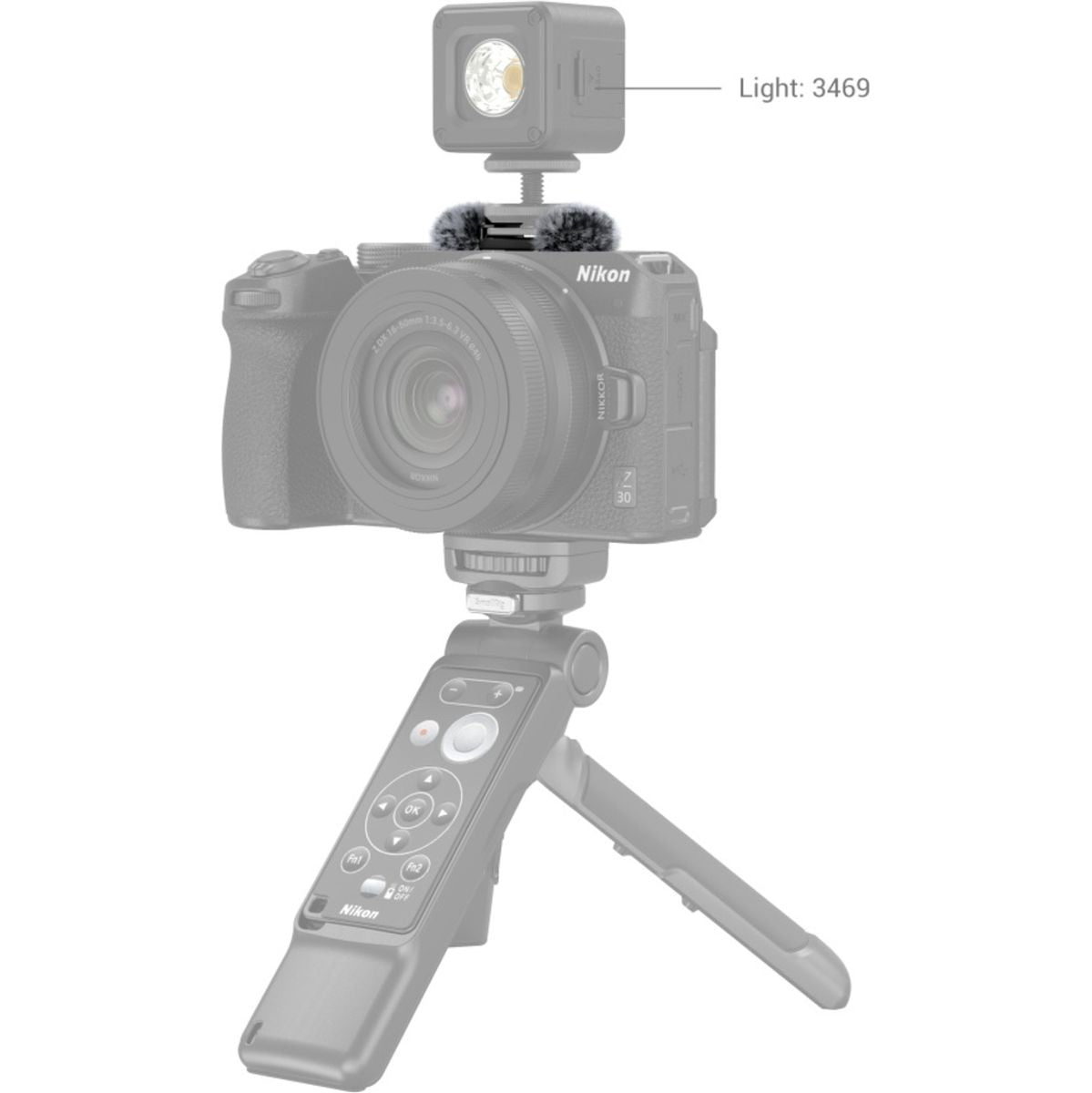SmallRig 3859 Windshield w/ Cold Shoe Adapter For Nikon Z 30 - image 5 of 5