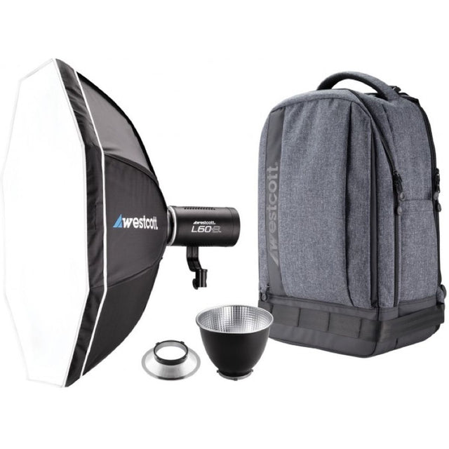 Westcott L60-B Bi-Colour COB LED 1-LIGHT Backpack Kit