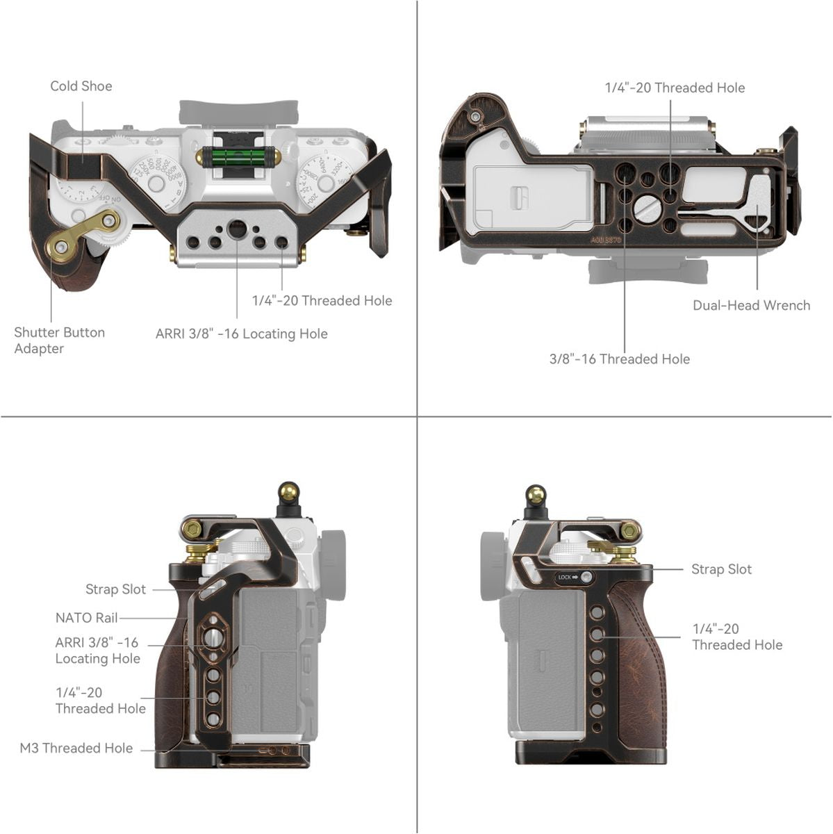 SmallRig 3870 Retro Cage For Fujifilm X-T5