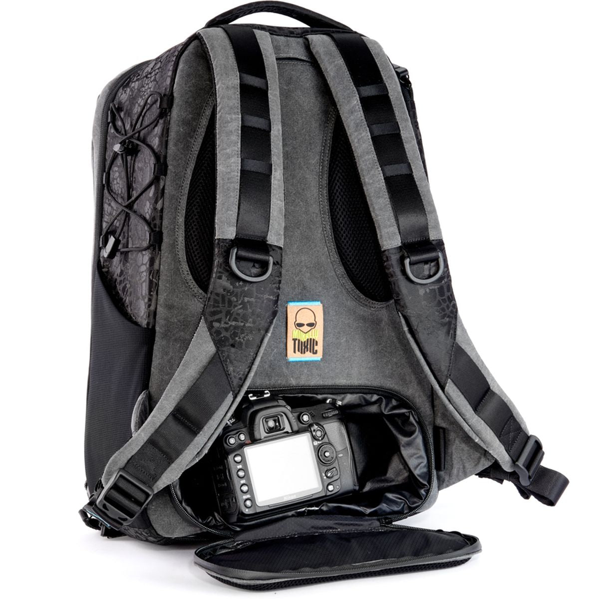 3 Legged Thing Valkyrie Camera Backpack L Water Resistant Frog Pocket Onyx - image 4 of 5