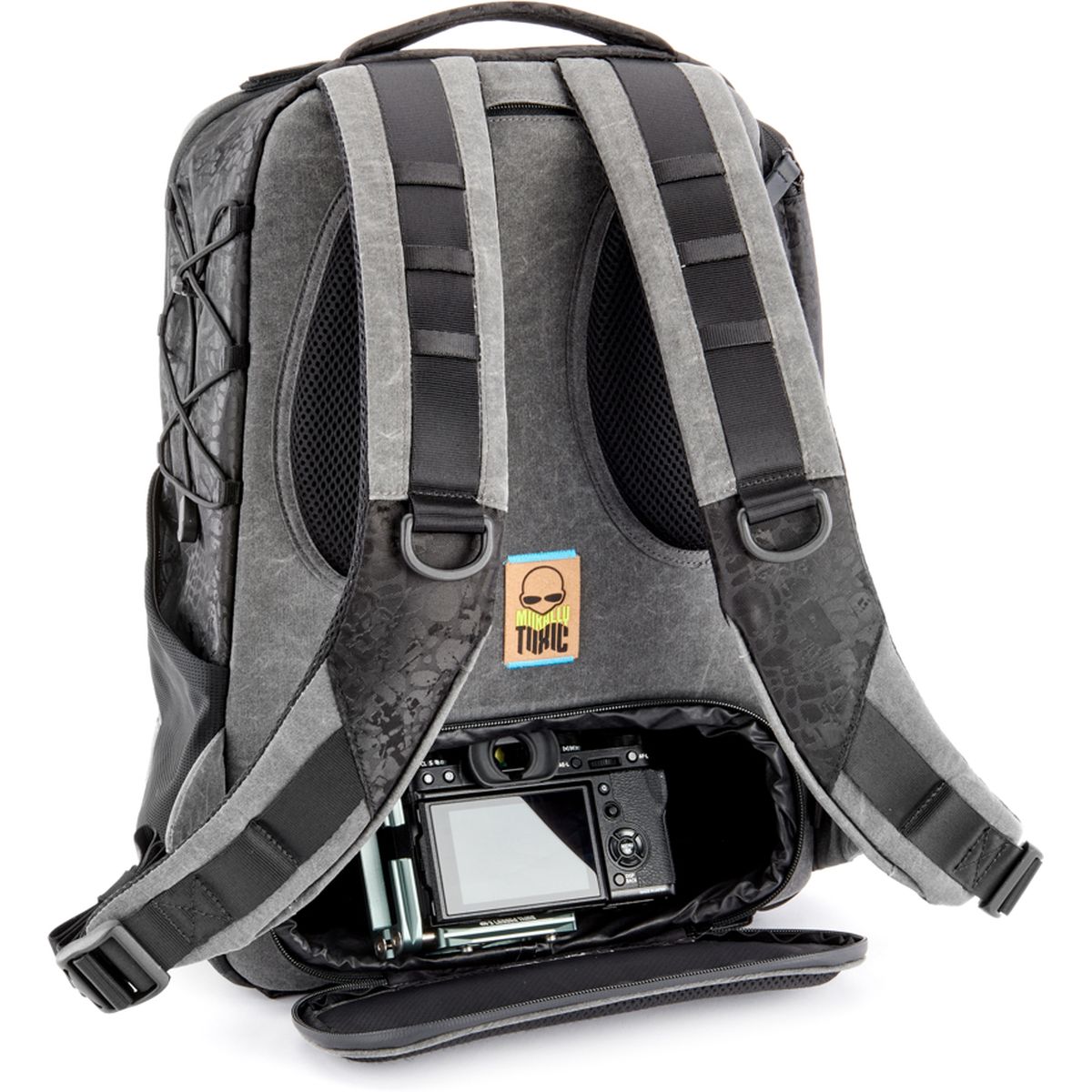3 Legged Thing Toxic Valkyrie Camera Backpack M Water Resistant Frog Pocket Onyx - image 4 of 5