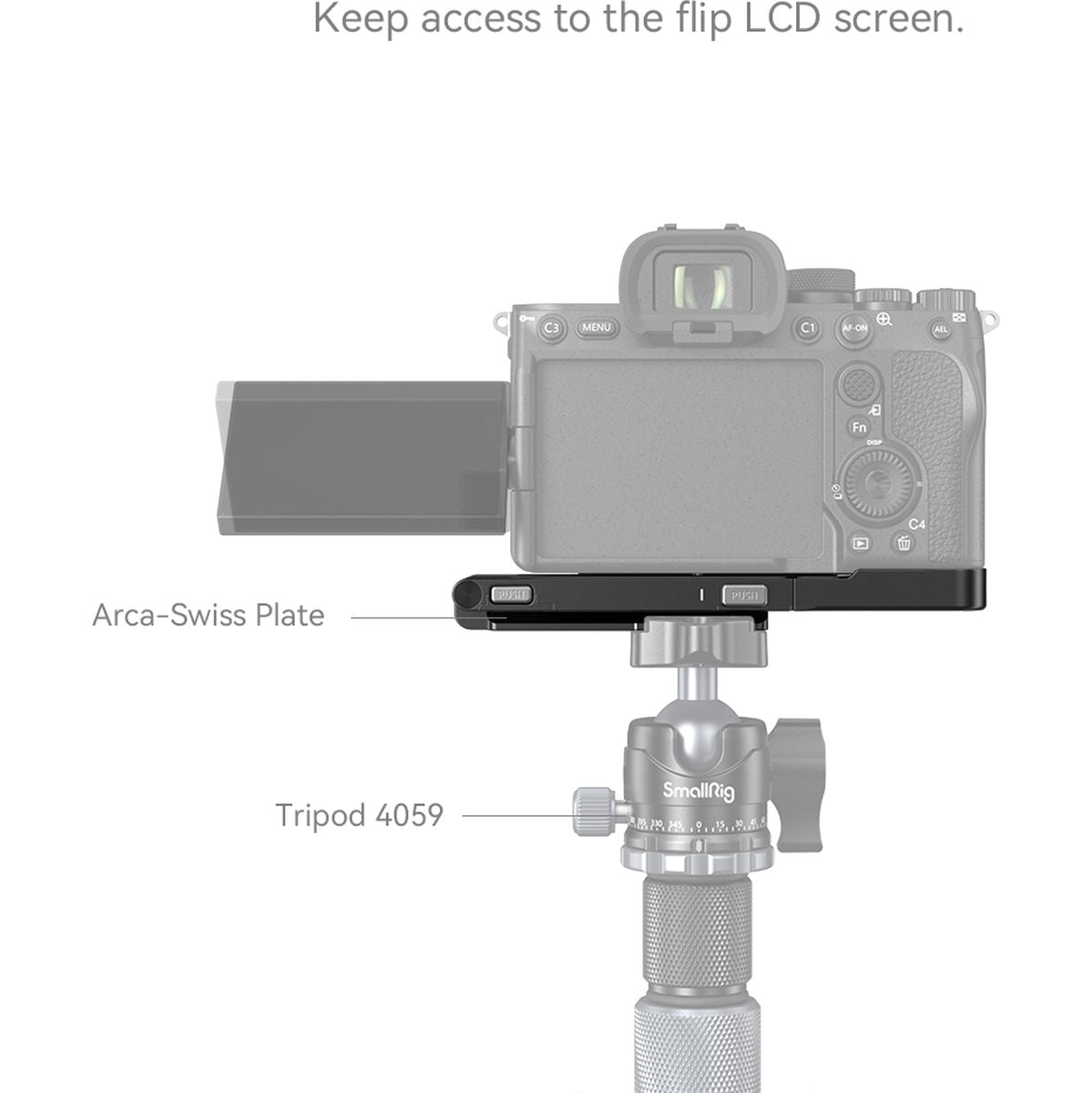 SmallRig 3984 Foldable L-Bracket For Sony Alpha 7R V / Alpha