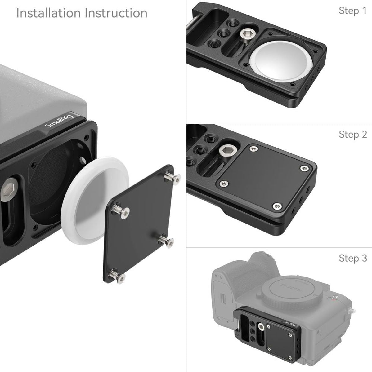 SmallRig MD4150 Quick Release Mount Plate (Arca-Type Compati