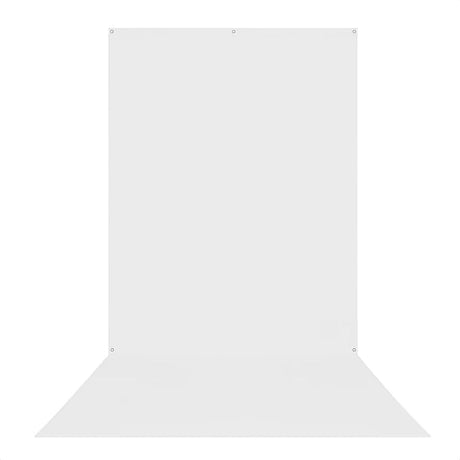 Westcott X-Drop Wrinkle-Resistant Backdrop - High-Key White Sweep (5' X 12')
