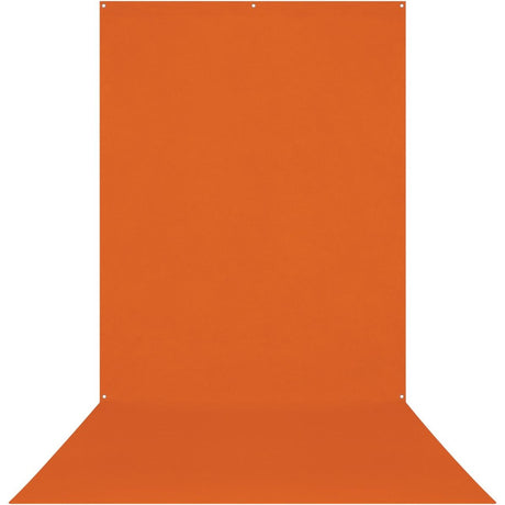 Westcott X-Drop Wrinkle-Resistant Backdrop - Tijger Orange Sweep (5' X 12')