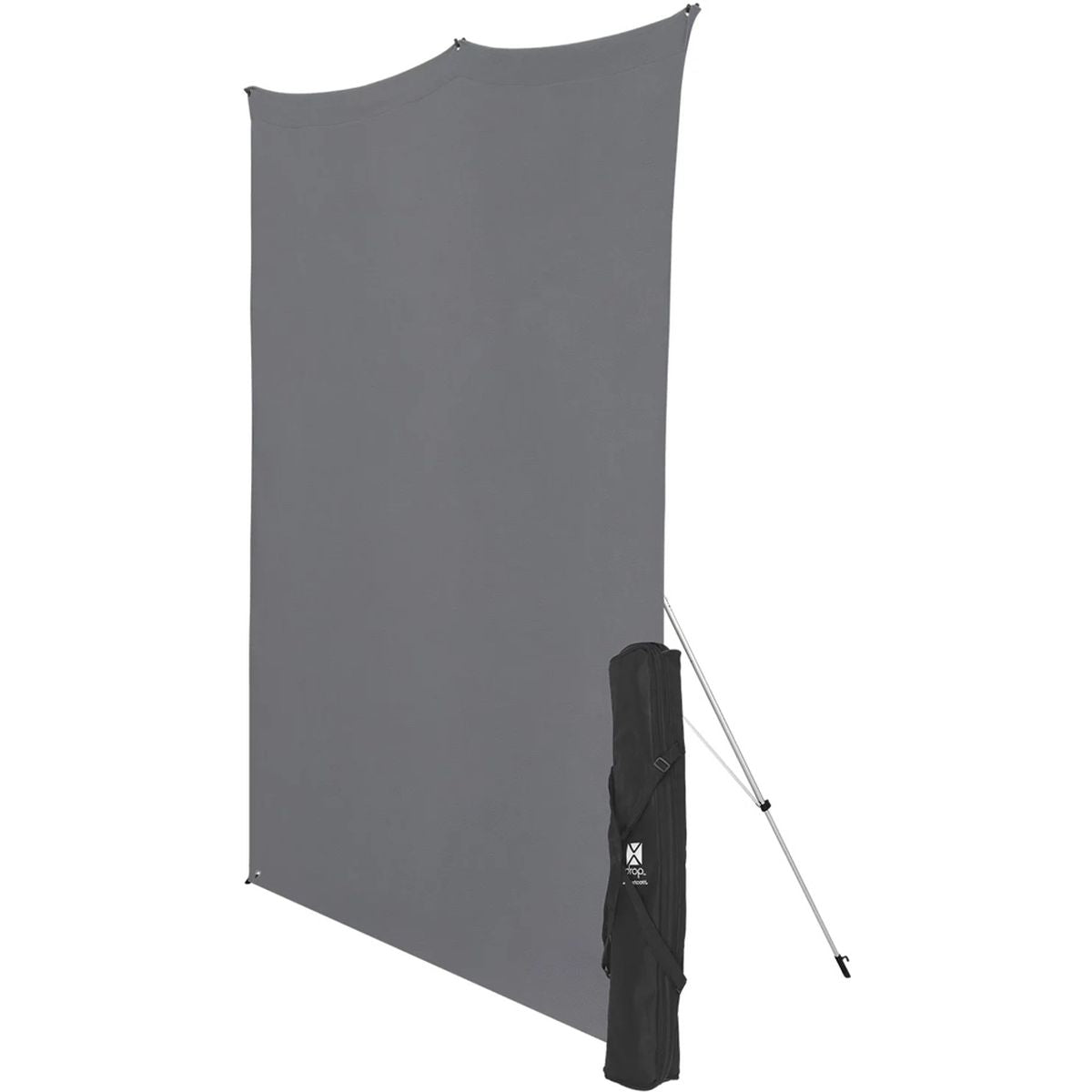 Westcott X-Drop Wrinkle-Resistant Background Kit - Grey (5' X 7')