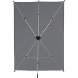 Westcott X-Drop Wrinkle-Resistant Background Kit - Grey (5' X 7') - image 2 of 5