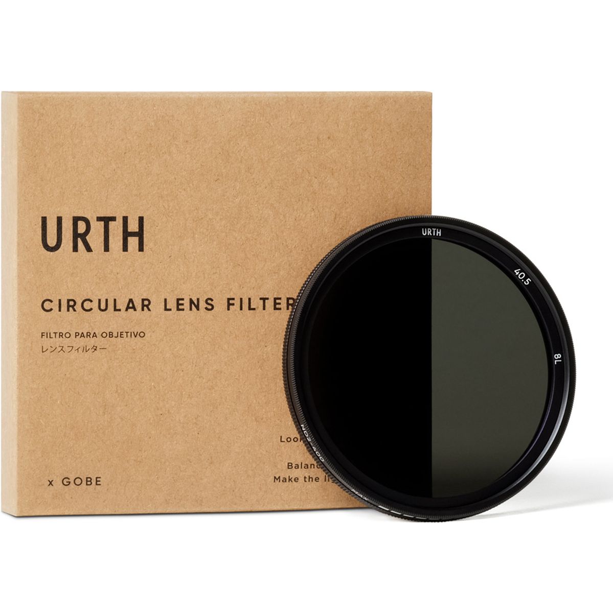 Urth 40.5mm ND2-400 (1-8.6 Stop) Variable ND Lens Filter