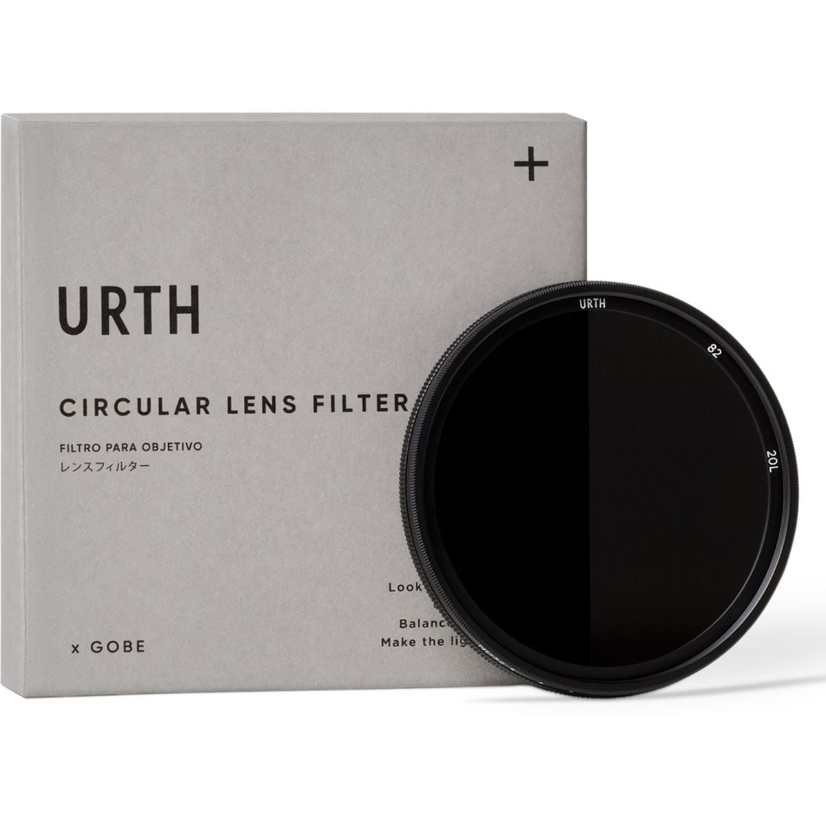 Urth 82mm ND8 (3ストップ) 可変NDレンズフィルター(プラス+) Urth 82mm ND8-128 (3-7ストップ) 可変調整可能NDレンズフィルター