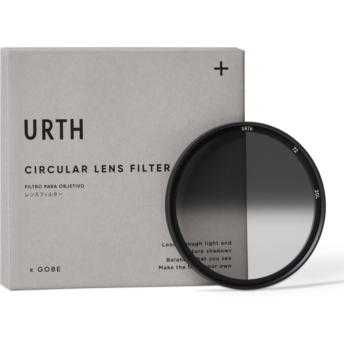 Urth 72mm Hard Graduated ND8 Lens Filter (Plus+)