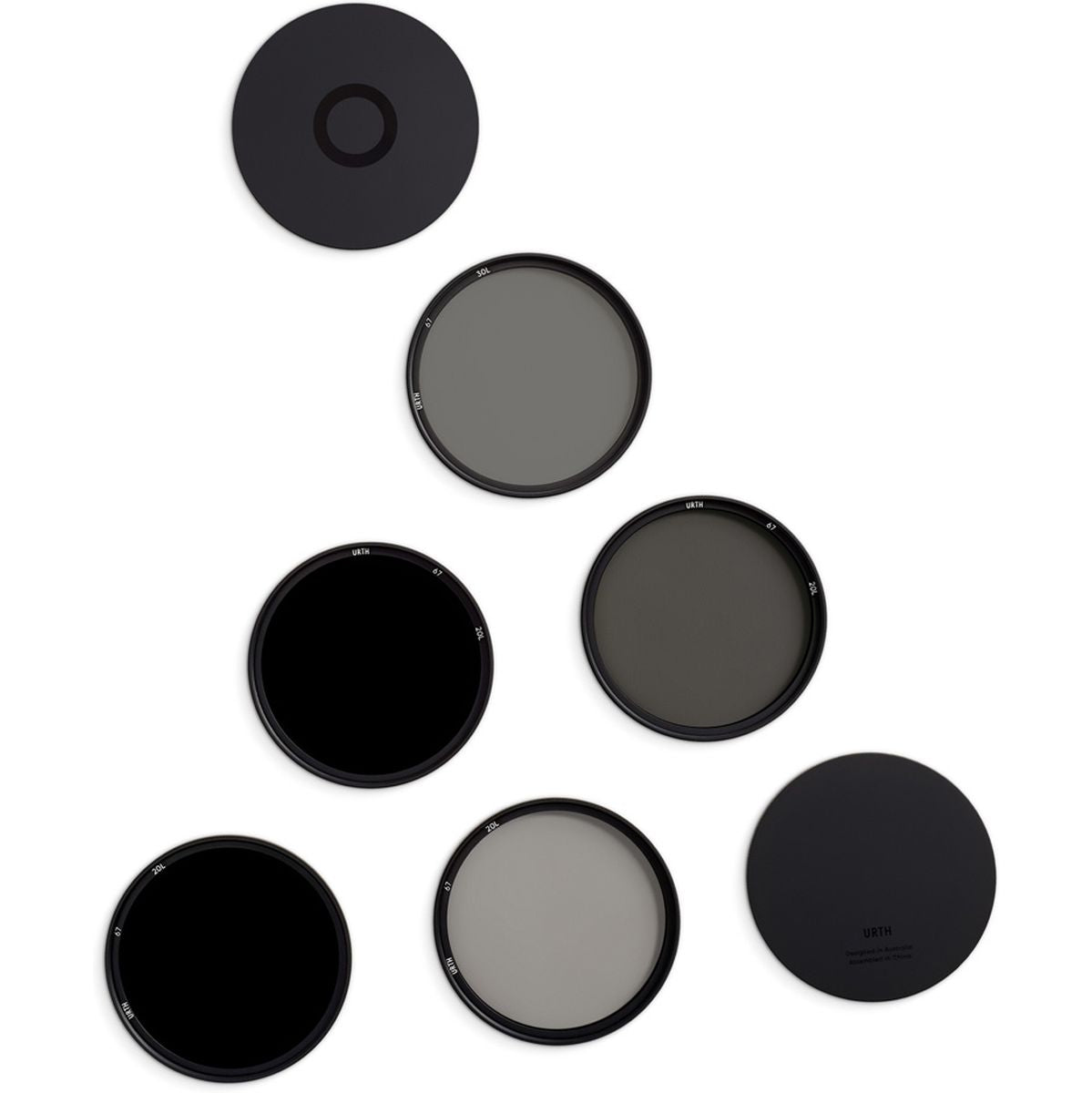 Urth 67mm ND2 ND4 ND8 ND64 ND1000 Lens Filter Kit (Plus+)